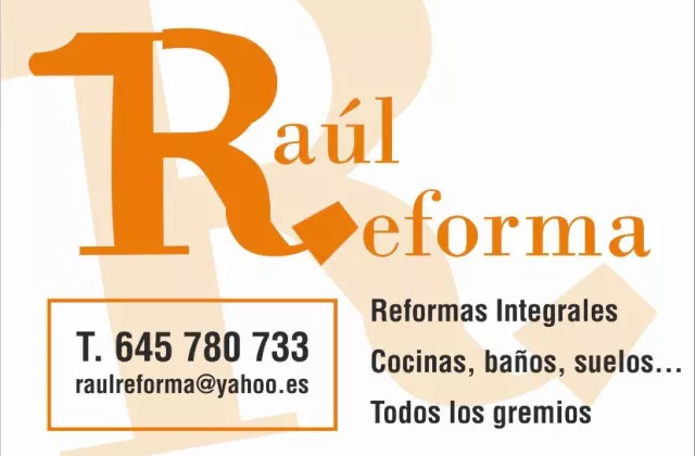 Raúl Reforma, empresa de refo - Construcción - Reformas